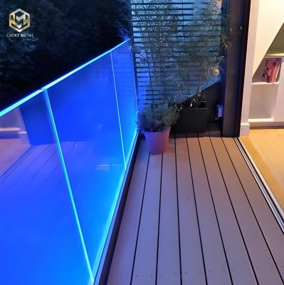 Customizable Aluminum Glass Poolside Fence 1.8m / 2.4m Height Options