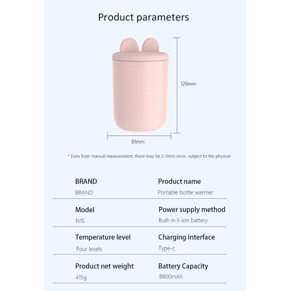 Bouteille chauffante pour bébé
