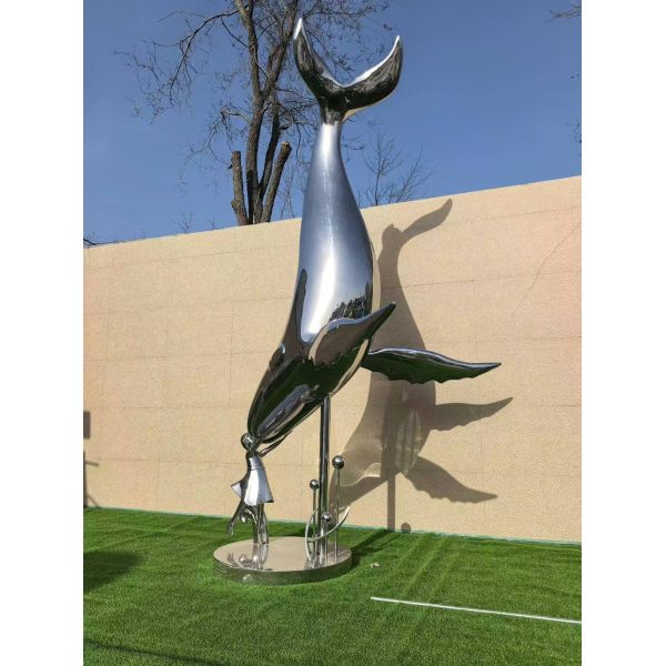 Customizable Design Stainless Steel Sculpture in 304 or 316 Stainless Steel for Indoor & Outdoor Use
