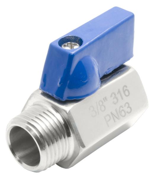 Brass Thread End Pn63 High Temperature Stainless Steel Ball Valves
