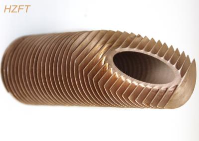 tubo de aleta integral do permutador de calor da espessura de parede de 1.5mm para a caldeira de água/aquecedor de água
