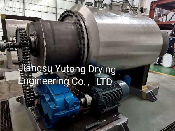 3.2-6.3m2 Vacuum Rake Dryer , Harrow Chemical Processing Machine