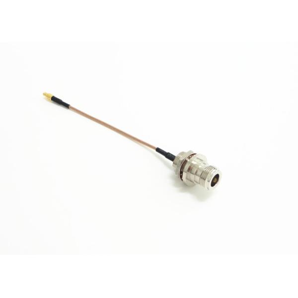 Custom N / MCX Cable Assembly Microwave Cable Assemblies Au Plated 50Ω Impedance