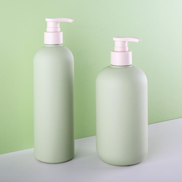 200ml 500ml Plastic Shampoo Pump Bottle HDPE Green Lotion Shower Gel Body