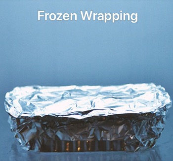 Baking room aluminum foil bread box