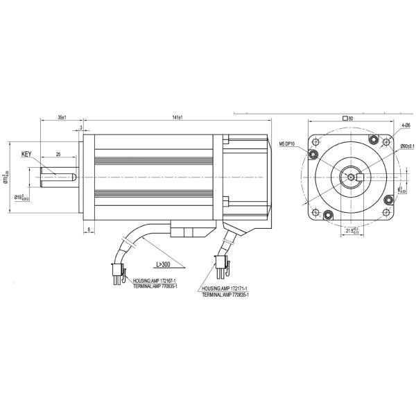 Горячий мотор сервопривода 3000 Rpm Ac поставки фабрики низкой цены высокой эффективности 48v 750w продажи 20A с кодировщиком
