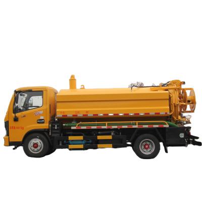 Manual Transmission Type Septic Suction Truck 4x2 Dirt Suction Truck