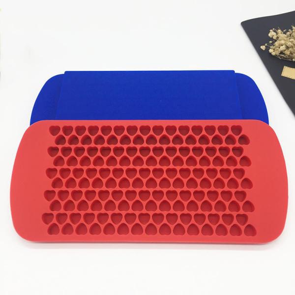 Fancy reusable 150 silicone heart ice cube tray bar tool 150 heart shaped ice mold high quality silicone food grade ice tray