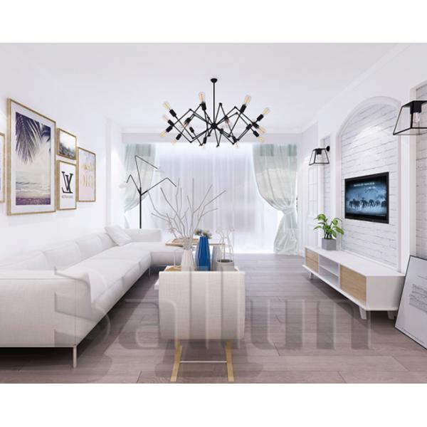 Современная квартира огнеупорная клик дерево смотреть SPC виниловый пол планка с современным дизайном