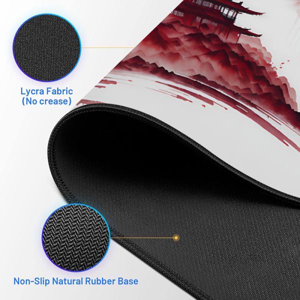 Professional Game Player Eco-Friendly Rubber Mouse Mat for Office Computer Gaming