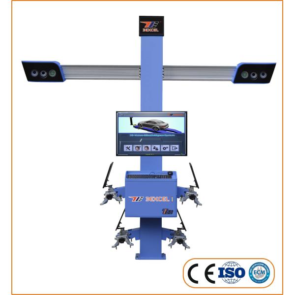 Four Wheel Drive 0.64cm Track Tyre Alignment Machine