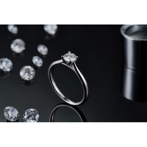 925 Sterling Silver Jewelry Diamond Moissanite Engagement Rings Promise Rings for Women