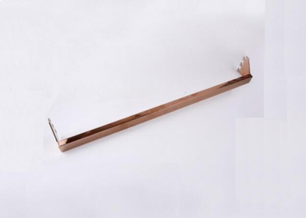 304# Steel Plating Golden Color Hooks For Garment Store Display Stand