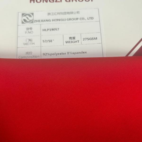 Zara Basic Polyester Spandex 2/2 Twill Fabric for Women′s Sblazer 58+60+50*150+40 260-280GSM