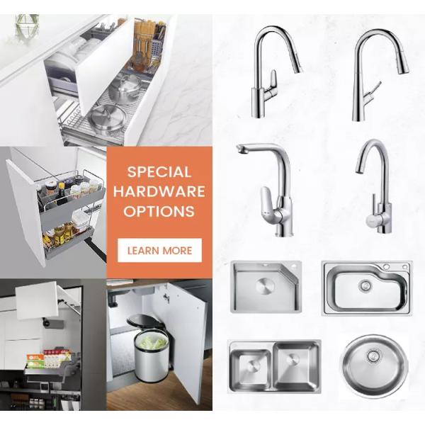 American Modern Luxury Stainless Steel Kitchen Cabinets Modular Accessories