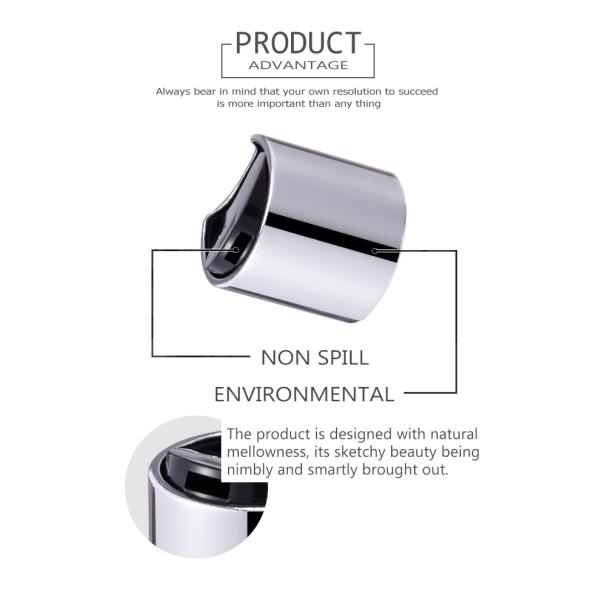 PP , Aluminum , metal Material plastic protective caps snap fit cap  SR-202A