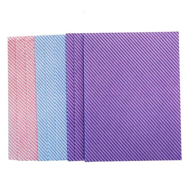 Durable Polyester Non Woven Clothing , Twill Pattern Non Woven Kitchen Wipes