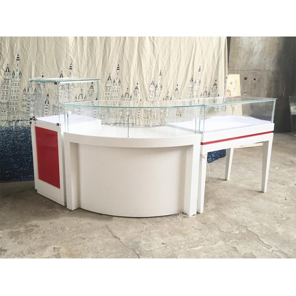 Стекло витринных шкафов 8mm ювелирных изделий доски MDF ультра белое закаленное