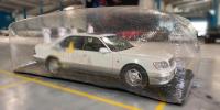 Bolha transparente cápsula inflável do carro de motor de 18 onças