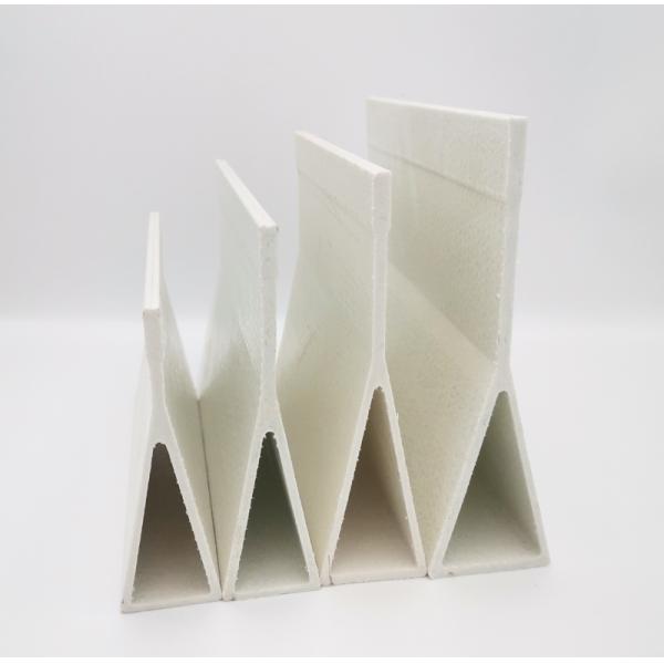 Smooth Triangular Glass Fiber Stable FRP Delta Beam for Pig Farm Slatted Slats Support