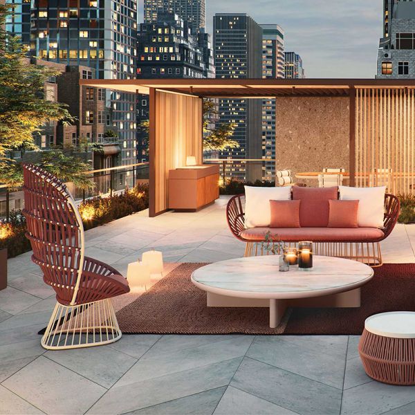 Modern Furniture Italian Night Cub Outside Furniture Pool Outdoor Hotel Luxury Sofa Patio Sets Outdoor Furniture