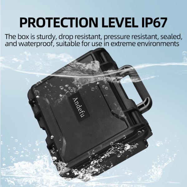 High Impact Resistant Shockproof Storage Case Compact Hard Plastic Carry Case