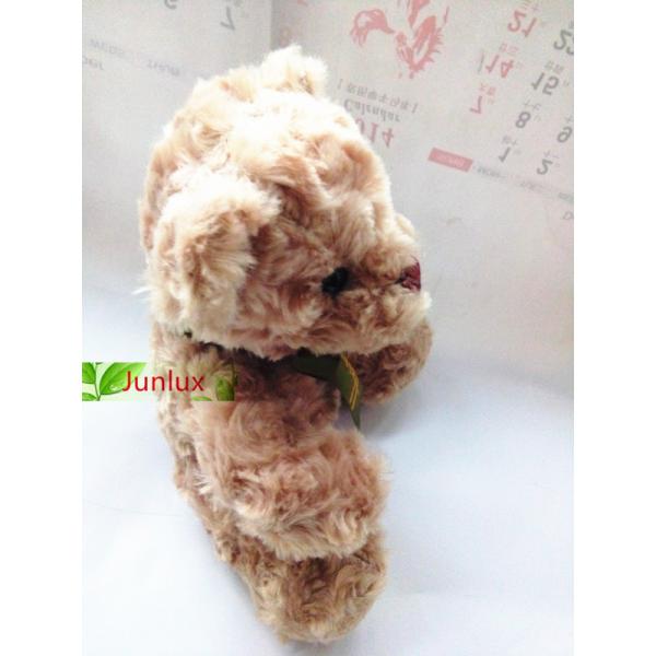Plush 20cm Size  Bear With Tie On Neck Christmas Holiday Present Teddy Bew Children KIDS Stuffed Toys OEM Items Fashion