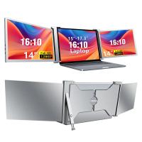 14 polegadas Triple Triple portátil laptop monitor com duplo USB C / tipo C extensor 16:10 grande relação