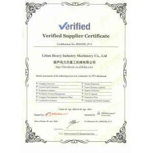 Litian Heavy Industry Machinery Co., Ltd. Сертификации