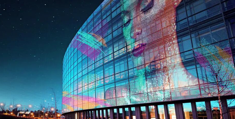 P5.9 P6.9 P10.4 Personnalisation Flexible GOB Ultra Léger Excellente Dissipation de la Chaleur Conception Étanche IP65 Cadre en Fibre de Carbone Affichage Transparent LED Haute Transparence