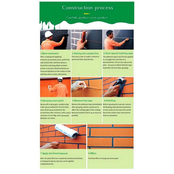 Грубая каменная текстура Окончание краски натуральный камень песок Стенная краска EINECS No. 231-072-3