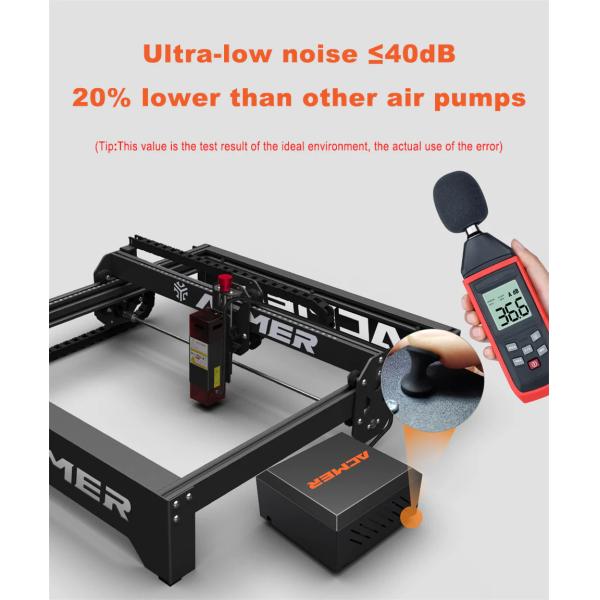 AC 110V / 220V Laser Engraver Air Assist Pump 30L/Min Laser Air Assist Kit