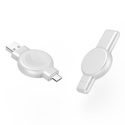 15g Wireless Charging Pad For Apple Watch And Samsung Watch Usb And Type C Two Charging Modes