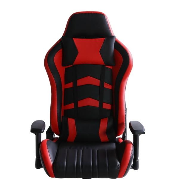 300lb Revolving Gaming Swivel Chairs 5D Paddle Shift For Back Pain PC Leather PU