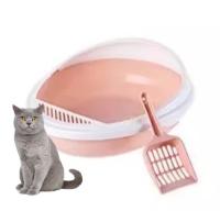 Gaiola para gato autolimpante de boa qualidade fabricada por atacado com caixa de areia em forma de bola de ovo para gato de estimação