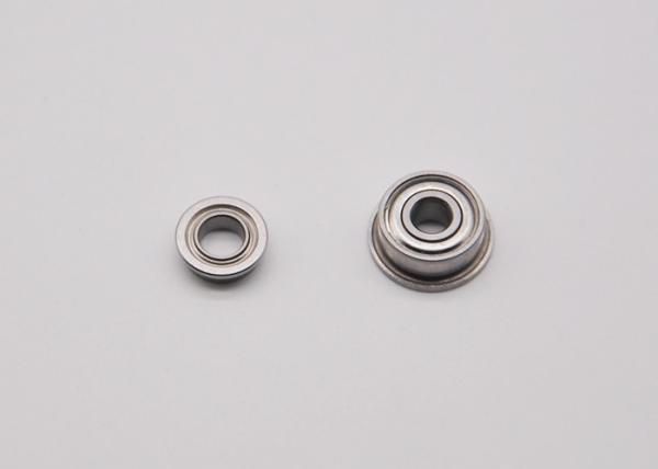 High Precision P5 Inch Flanged Ball Bearing FR155ZZS Gcr15 / Stainless Steel Material