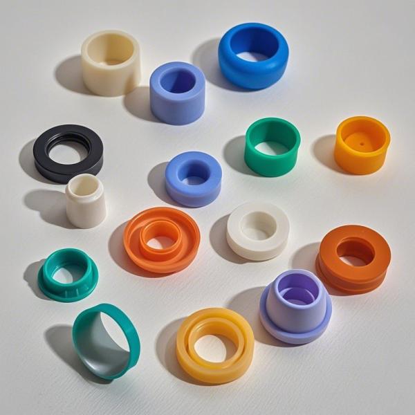 NBR EPDM SBR NR Custom Molded Silicone Parts 20-90 Shore A Silicone Injection Molding