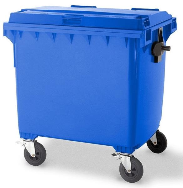 1100 Liter Outdoor Dumpster Garbage Bin Industrial Outdoor Plastic Garbage Bin Recycle Bin