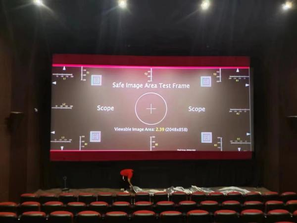 5500K Fixed Frame Screen Customized Acoustically Transparent Projector Screen