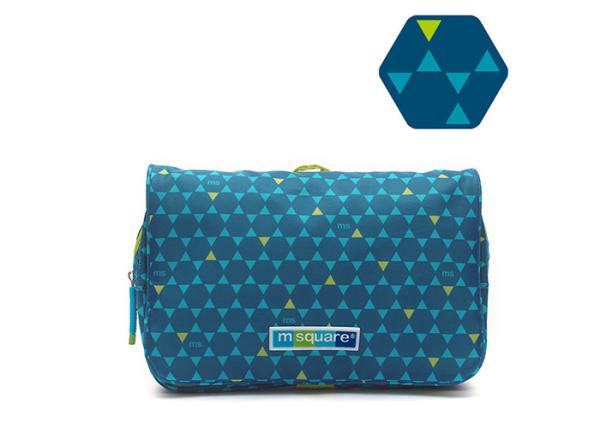 Stylish Hanging Travel Organizer Bag Top Webbing Hook Design For Bathroom