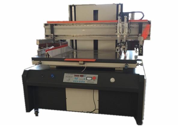 Vertical Semi Automatic Silk Screen Printing Machine For Glass / CD / Nameplate