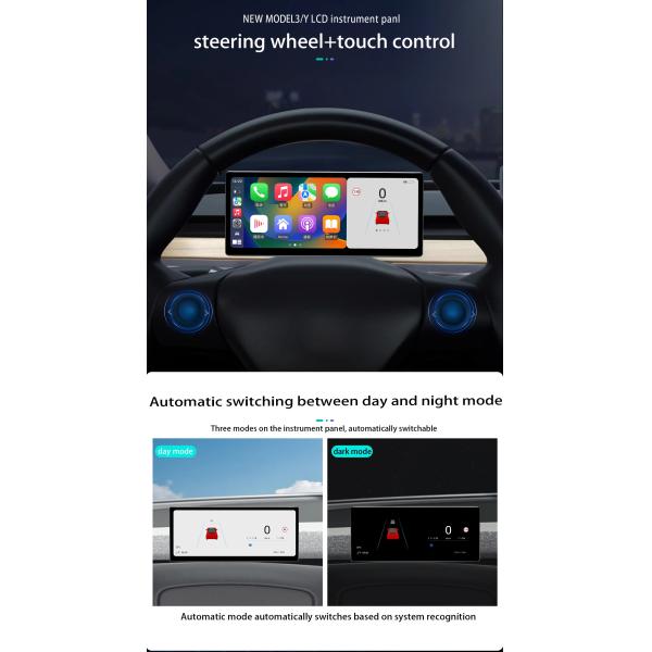 8.9 дюймовый автомобильный экран Carplay Автомобильная аудиосистема Автомобильная стерео для Tesla Model Y / Tesla Model 3