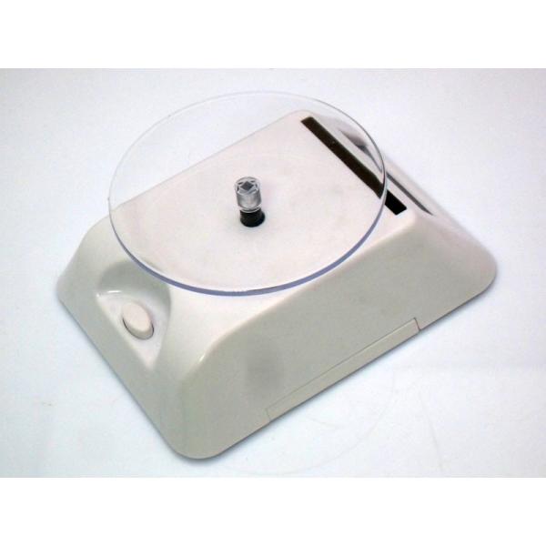 Customed logo 360 degree ABS Solar Rotary display use under the natural light