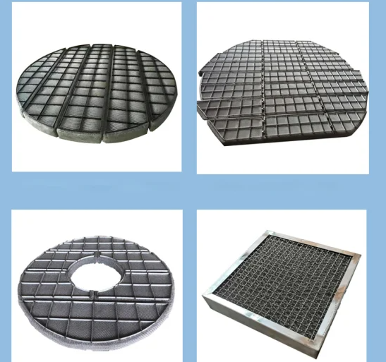 High Performance Demister Pad Stainless Steel Knitted Mesh Mist Eliminator