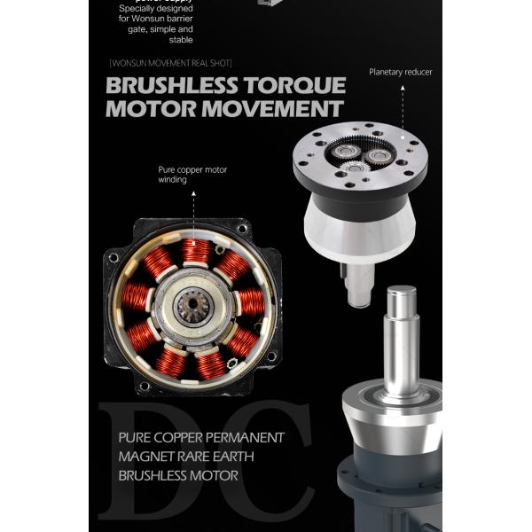 Интеллектуальная система блокировки парковки с мигающим мотором IP54 DC без щетки