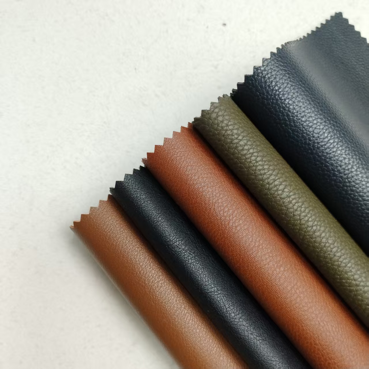 Free Sample Upper Synthetic Leatherette Textured Durable Abrasion-Resistant Pu Leather for Shoes Pu Artificial Leather Fabric