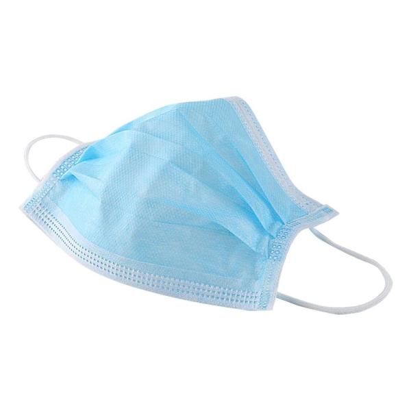 Blue Polypropylene  Non Woven Face Mask 3D Cropping Protection Medical Mask