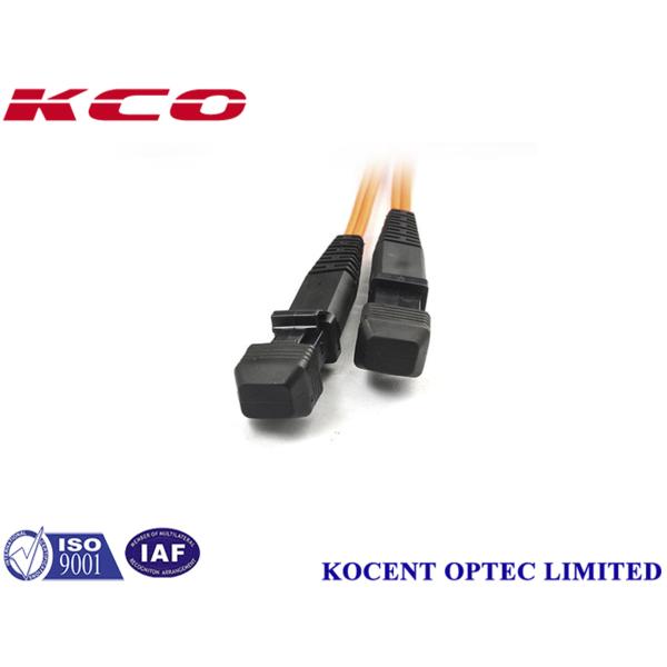 OM1 Orange MT-RJ/UPC Fiber Optic Patch Cord with 3.0mm Diameter and 62.5/125 Core for High Density Data Centers