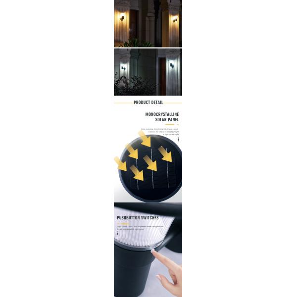 Стена СИД 230LM SMD2835 установила солнечный свет для сада двора