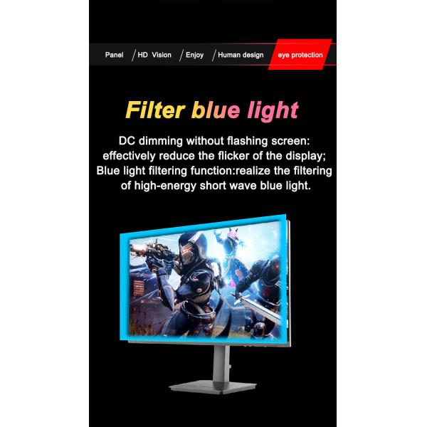 Bezel Less 32 Inch LED Monitor 1K 2K 4K RGB Lighting Adjustable Bracket For Gaming